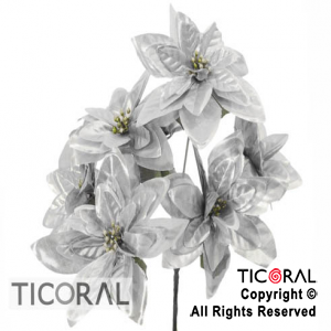 RAMO FLOR ESTRELLA FEDERAL PLATA 7 FLORES HS1296-1 x 1