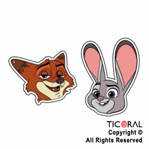 ZOOTOPIA ANTIFAZ MASCARA x 10