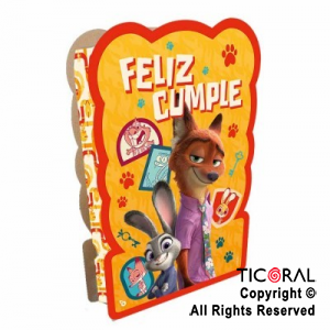 ZOOTOPIA PI�ATA CARTON x 1
