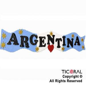 CARTEL FAJA ARGENTINA GOMA EVA x 1