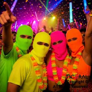 PASAMONTA�A FLUO VERDE DE TELA