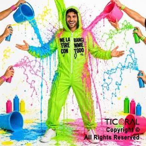MAMELUCO VERDE FLUO ADULTO L / XXL