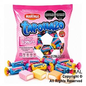 CARAMELOS TAPONAZO MASTICABLES YOGURT (100 UNIDADES) 250 GR
