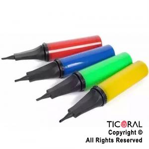 INFLADOR DE GLOBOS DOS COLORES DOBLE ACCION STANDARD