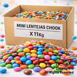 MINI LENTEJAS DE CHOCOLATE CHOOK SURTIDA GRANEL  X 11KG