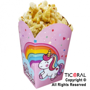 Caja palomitas Unicornio