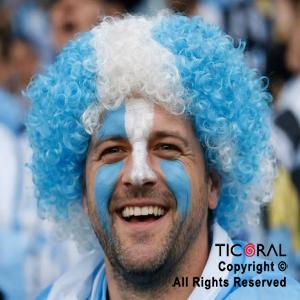 PELUCA PAYASO ARGENTINA x 1