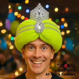 TURBANTE PREMIUM VERDE FLUO x 1