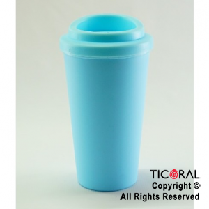 VASO TERMICO CAFE CELESTE PASTEL 300 CC X 1