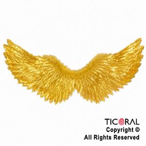 ALAS CON PLUMAS ORO PREMIUM