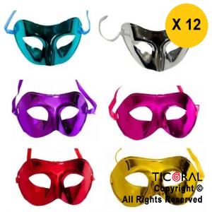ANTIFAZ VENECIANO COLORES SURTIDOS X 12