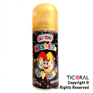 GLITTER BRILLOS EN AEOROSOL EN AEROSOL DORADO 120CC X 1