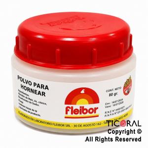 POLVO PARA HORNEAR FLEIBOR X 80 GR