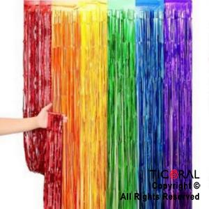 CORTINA METALIZADA MULTICOLOR 2MT X 1MT x 1