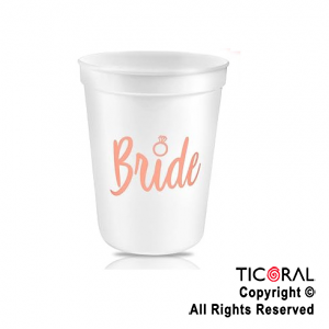 VASOS BRIDE BLANCO 260 ML X 6 UNIDADES (U24-130) x 1