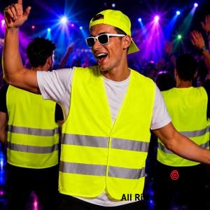 CHALECO FLUO REFLECTIVO AMARILLO x 1
