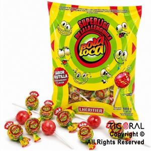 CHUPETIN BOLALOCA MAX FRUTILLA X 24 UNIDADES (16GR C/U)  X 1