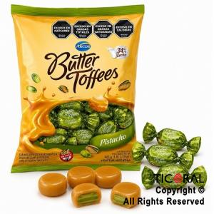 CARAMELO BUTTER TOFFEES RELLENO PISTACHO X 648 GR