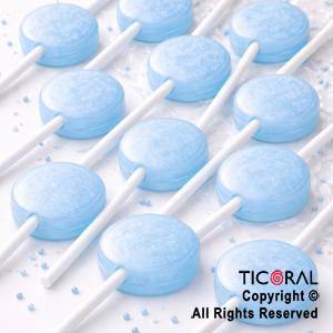 CHUPETIN MINI PALETA CELESTE TOPOLIN X 50 UNIDADES