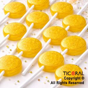 CHUPETIN MINI PALETA AMARILLO TOPOLIN X 50 UNIDADES