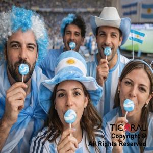 CHUPETIN MINI PALETA ARGENTINA TOPOLIN X 50 UNIDADES