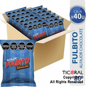 ALFAJOR FULBITO CHOCOLATE X 40 UNIDADES x 1