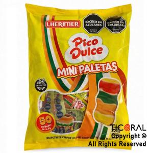 CHUPETIN PICO DULCE MINI PALETAS X 50 UNIDADES
