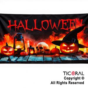 BANDERA HALLOWEEN 70 CM X 1 MT