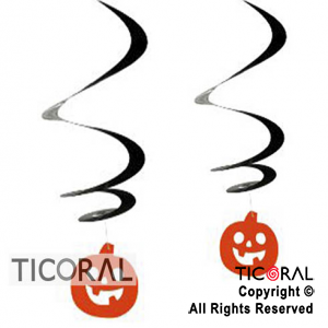 ADORNO R7644 ESPIRAL CON CALABAZA x 2