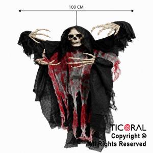 ADORNO COLGANTE HAUNTER CON LUZ Y SONIDO 100 CM (U2603-106) HALLOWEEN