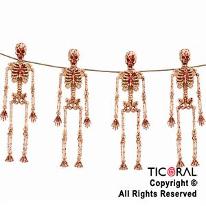 GUIRNALDA HALLOWEEN ESQUELETOS CON SANGRE (U2512-079)