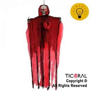 COLGANTE FANTASMA DIABOLICO LED 115 CM X 1