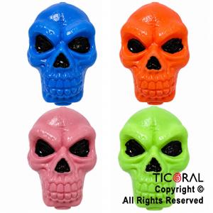 CALAVERA CON LUZ COLORES SURTIDOS X 2
