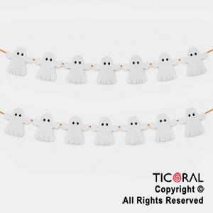 GUIRNALDA FANTASMA BLANCO HALLOWEEN (10673)