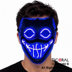 MASCARA HUGGY WUGGY POPPY LUMINOSO LED NEON