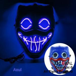 MASCARA HUGGY WUGGY POPPY LUMINOSO LED NEON