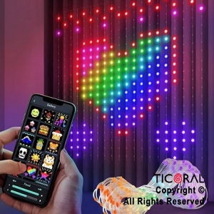 CORTINA LED INTELIGENTE 2 X 2 MTS