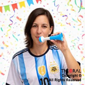 CORNETA BOCINA VUVUZELA ARGENTINA 18.5 CM 7052AR