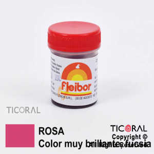 COLORANTE FLEIBOR ROSA B PASTA 15GR x 1