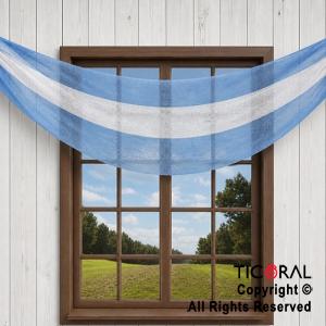 BANDERA ARGENTINA DECORATIVA 40CM ANCHO X 3MT LARGO