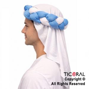 SOMBRERO TURBANTE TRENZADO 2 TIRAS ARGENTINA x 1