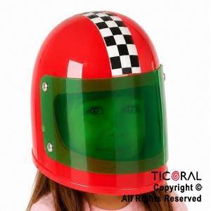 CASCO DE CARRERA ROJO