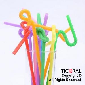 SORBETE FLEXIBLE DOBLE FUELLE MULTICOLOR X 100 UNIDADES