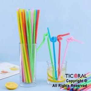 SORBETE FLEXIBLE DOBLE FUELLE MULTICOLOR X 100 UNIDADES
