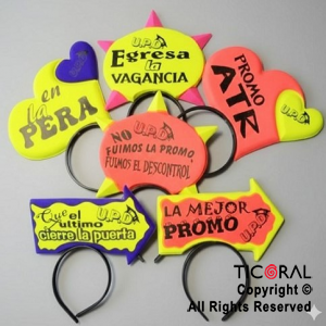 VINCHA UPD PLASTICA x 6