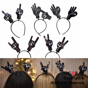 VINCHA MANOS MODELOS SURTIDOS x 6