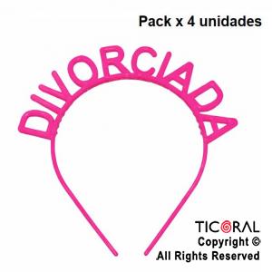 VINCHA DIVORCIADA PACK X 4 UNIDADES