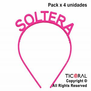 VINCHA SOLTERA PACK  X 4 UNIDADES