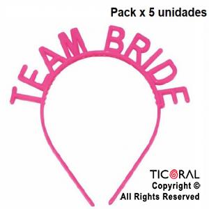 VINCHA TEAM BRIDE PACK X 4 UNIDADES